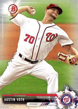 2017 Bowman Prospects Austin Voth  BP60 Washington Nationals