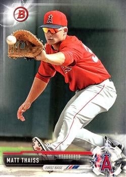 2017 Bowman Prospects Matt Thaiss  BP64 Los Angeles Angels