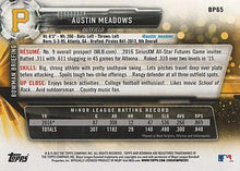 Load image into Gallery viewer, 2017 Bowman Prospects Austin Meadows  BP65 Pittsburgh Pirates

