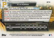 Load image into Gallery viewer, 2017 Bowman Prospects Kevin Newman  BP70 Pittsburgh Pirates
