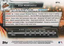 Load image into Gallery viewer, 2017 Bowman Prospects Ryan Mountcastle  BP75 Baltimore Orioles
