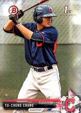 Load image into Gallery viewer, 2017 Bowman Prospects Yu-Cheng Chang  FBC BP79 Cleveland Indians
