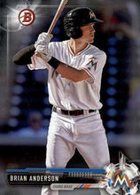 Load image into Gallery viewer, 2017 Bowman Prospects Brian Anderson  BP87 Miami Marlins
