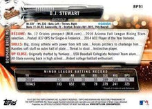 Load image into Gallery viewer, 2017 Bowman Prospects D.J. Stewart  BP91 Baltimore Orioles
