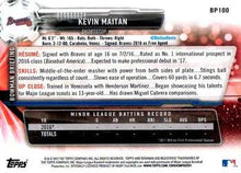 Load image into Gallery viewer, 2017 Bowman Prospects Kevin Maitan  BP100 Atlanta Braves
