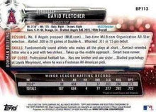 Load image into Gallery viewer, 2017 Bowman Prospects David Fletcher  BP113 Los Angeles Angels
