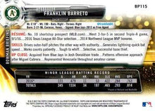 Load image into Gallery viewer, 2017 Bowman Prospects Franklin Barreto  BP115 Oakland Athletics
