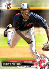 Load image into Gallery viewer, 2017 Bowman Prospects Triston McKenzie  BP118 Cleveland Indians
