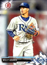 Load image into Gallery viewer, 2017 Bowman Prospects Willy Adames  BP140 Tampa Bay Rays
