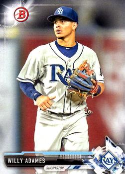 2017 Bowman Prospects Willy Adames  BP140 Tampa Bay Rays