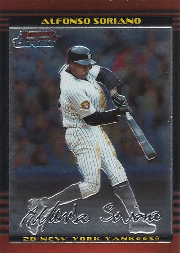 2002 Bowman Chrome Alfonso Soriano # 33 New York Yankees
