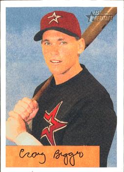 2002 Bowman Heritage Craig Biggio # 16 Houston Astros