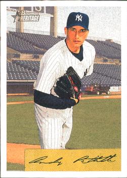 2002 Bowman Heritage Andy Pettitte # 80 New York Yankees