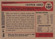 Load image into Gallery viewer, 2002 Bowman Heritage Chipper Jones # 107 Atlanta Braves
