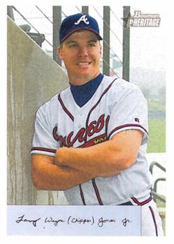 2002 Bowman Heritage Chipper Jones # 107 Atlanta Braves