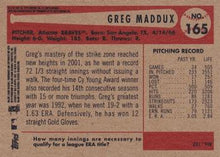 Load image into Gallery viewer, 2002 Bowman Heritage Greg Maddux # 165 Atlanta Braves
