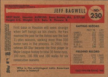 Load image into Gallery viewer, 2002 Bowman Heritage Jeff Bagwell # 230 Houston Astros
