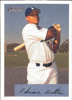2002 Bowman Heritage Adrian Beltre # 311 Los Angeles Dodgers