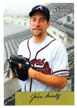 2002 Bowman Heritage John Smoltz # 319 Atlanta Braves