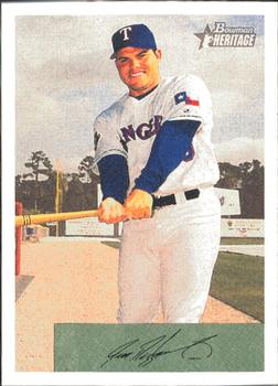 2002 Bowman Heritage Ivan Rodriguez # 362 Texas Rangers
