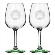 Boston Celtics 12oz Gameday Stemmed Wine Glass