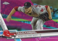 Load image into Gallery viewer, 2017 Topps Chrome Pink Refractor Craig Kimbrel 188 Boston Red Sox
