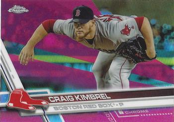 2017 Topps Chrome Pink Refractor Craig Kimbrel 188 Boston Red Sox