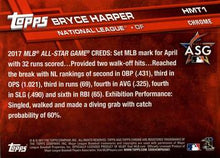 Load image into Gallery viewer, 2017 Topps Chrome Update Bryce Harper AS HMT1 Washington Nationals
