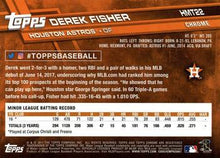 Load image into Gallery viewer, 2017 Topps Chrome Update Derek Fisher RC HMT22 Houston Astros
