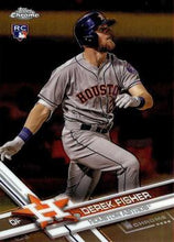 Load image into Gallery viewer, 2017 Topps Chrome Update Derek Fisher RC HMT22 Houston Astros
