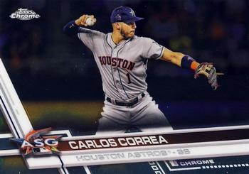 2017 Topps Chrome Update Carlos CorreaÂ AS HMT39 Houston Astros