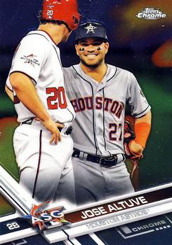 2017 Topps Chrome Update Jose AltuveAS HMT45 Houston Astros