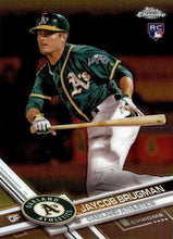 Load image into Gallery viewer, 2017 Topps Chrome Update Jaycob Brugman RC HMT62 Oakland Athletics
