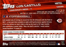 Load image into Gallery viewer, 2017 Topps Chrome Update Luis Castillo RC HMT63 Cincinnati Reds

