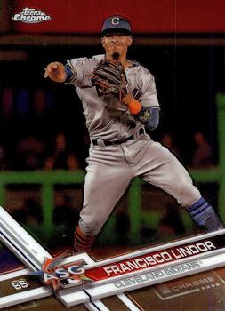 2017 Topps Chrome Update Francisco LindorÂ AS HMT67 Cleveland Indians