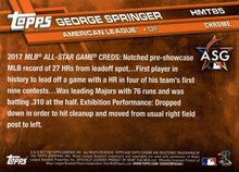 Load image into Gallery viewer, 2017 Topps Chrome Update George SpringerÿAS HMT85 Houston Astros
