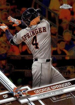 2017 Topps Chrome Update George SpringerÿAS HMT85 Houston Astros