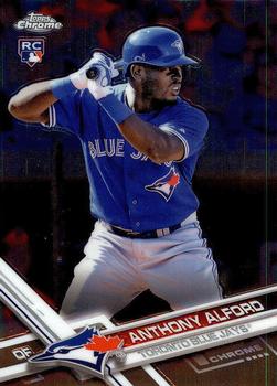 2017 Topps Chrome Update Anthony Alford RC HMT93 Toronto Blue Jays