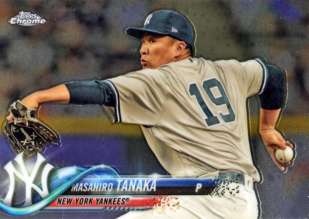 2018 Topp Chrome  Masahiro Tanaka #10 New York Yankees