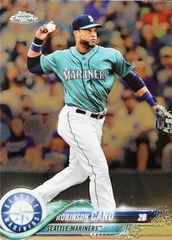 2018 Topp Chrome  Robinson Cano #52 Seattle Mariners