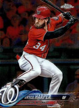 Load image into Gallery viewer, 2018 Topp Chrome  Bryce Harper #139 Washington Nationals
