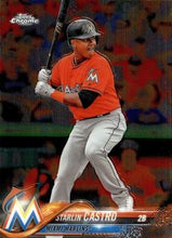 Load image into Gallery viewer, 2018 Topp Chrome  Starlin Castro #141 Miami Marlins
