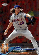 Load image into Gallery viewer, 2018 Topp Chrome  Jacob deGrom #143 New York Mets
