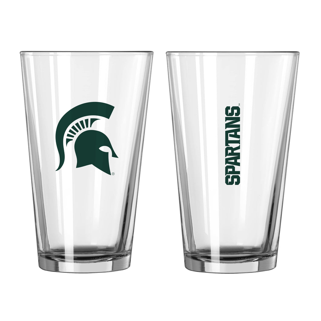 Michigan State Spartains 16oz Gameday Pint Glass