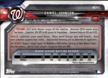 Load image into Gallery viewer, 2018 Bowman Chrome Prospects Daniel Johnson BCP3 Washington Nationals
