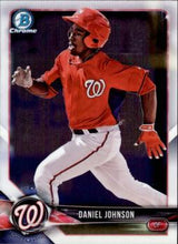 Load image into Gallery viewer, 2018 Bowman Chrome Prospects Daniel Johnson BCP3 Washington Nationals
