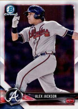 Load image into Gallery viewer, 2018 Bowman Chrome Prospects Alex Jackson BCP9 Atlanta Braves
