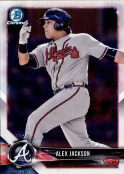 2018 Bowman Chrome Prospects Alex Jackson BCP9 Atlanta Braves