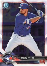 Load image into Gallery viewer, 2018 Bowman Chrome Prospects Rowdy Tellez BCP11 Toronto Blue Jays
