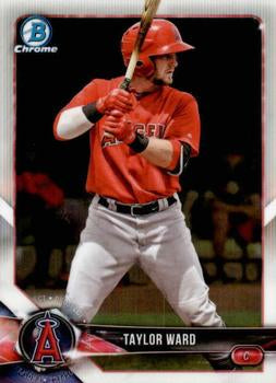 2018 Bowman Chrome Prospects Taylor Ward BCP29 Los Angeles Angels